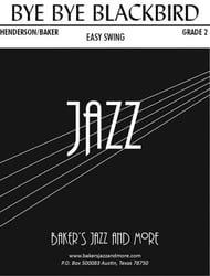 Bye Bye Blackbird Jazz Ensemble sheet music cover Thumbnail